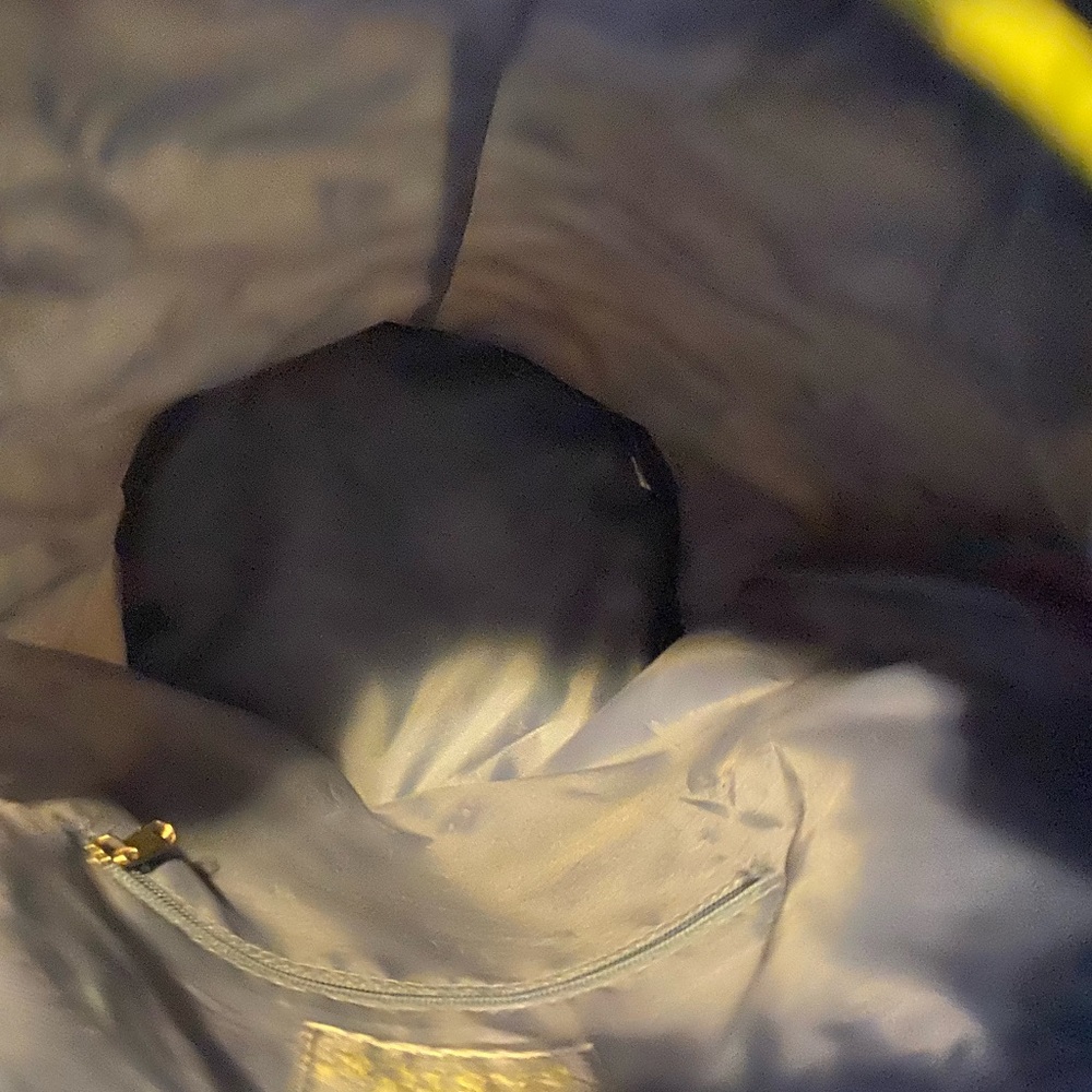 Floral Pattern Drawstring Closure Beach Bag. - image 8